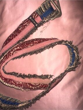Lucky Brand Retro fabric belt